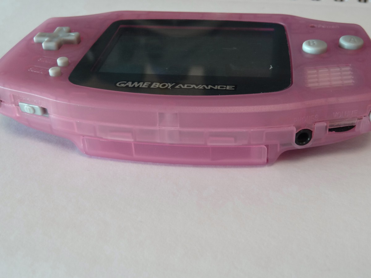 GBA Fuchsia Pink Nintendo Game Boy Advance AGB-001 Tested