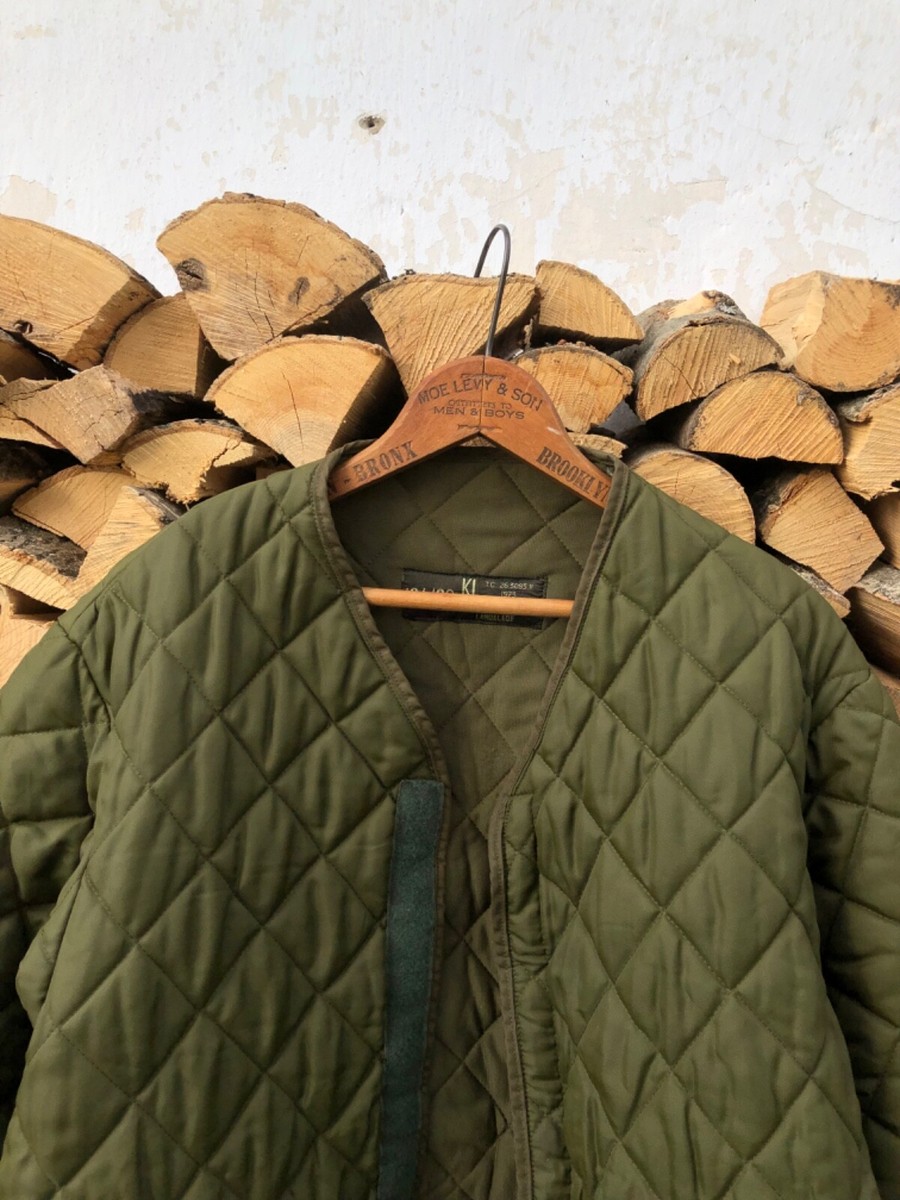 Vintage 70s Dutch Netherlands KL army liner jacket | eBay