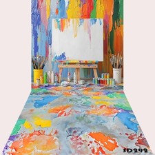 10'x20'CP Artistic Painting Scenic Microfiber Fabric background backdrop SD292