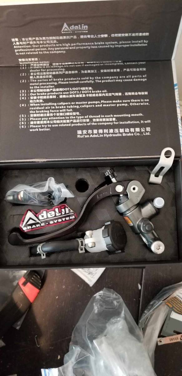 LEFT side Radial Master Cylinder Stunt Bike Brake Grey FZR YZF CBR