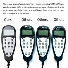 8 Pin Massage Remote Control Model NHX03 E034KD8HL for Power Recliner Lift Chair