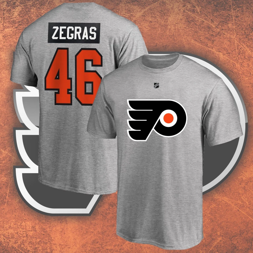 ¡¡LO ÚLTIMO!! Bienvenido Trevor Zegras #46 Philadelphia Fly*er nombre y número ventilador de regalo Foto 2 de 4