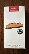 New Hallmark Keepsake 2022 Trains Great Northern EP-5 Ornament - Gold QXE3273 
