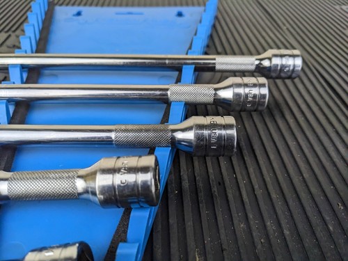 #bh166 Snap On 206afx 3/8" drive 5 Piece Knurled Extension Set - Picture 9 of 18