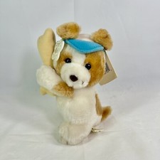 Plush Puppy Dog Russ Berrie  Co. Scampy 7" Vintage Luv Pets with Tags