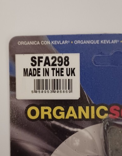 EBC Organique Arrière Disque Frein Plaquettes Pour Keeway Cityblade 125 (2013 À - Picture 3 of 6