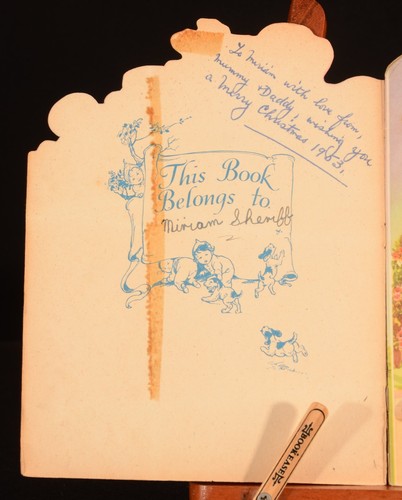 c1953 Nursery Nonsense Molly B Thomson Illustrated Rhymes Hey Diddle Diddle - 第 4/5 張圖片