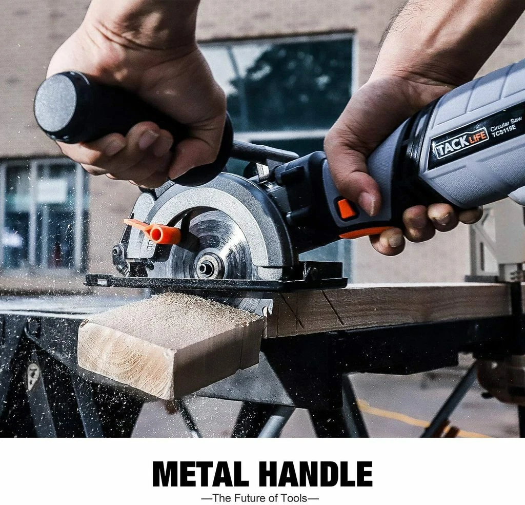 Tacklife circular saw with metal handle deals