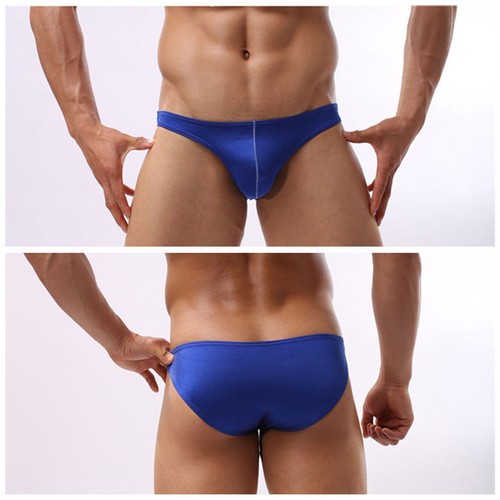 Men Briefs Sexy Low-rise Underwear Bulge Pouch Brief Shorts Underpants Undies- - Picture 9 of 19