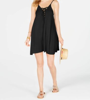 Roxy Softly Love Cover Up Dress - M / Black