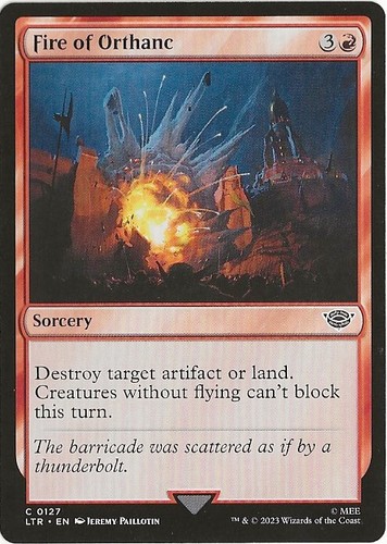 palantir mtg card Palantir of Orthanc 2023 MTG LotR: Tales of Middle-earth 247 Mythic Ra