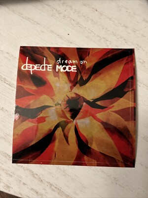 Depeche Mode Dream On 2001 Single Promo Sticker 3.25 inch Square