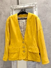 Gallotti Vintage  Italian Luxury Ladies Suede Leather Jacket