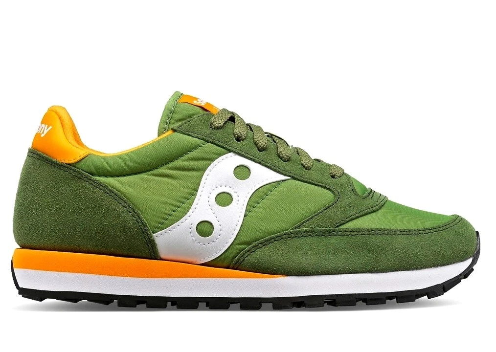 Saucony uomo verde e arancione sale