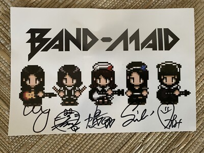 Band-Maid 10th Anniv USA Tour 2023 Ultimate VIP AUTOGRAPH Pixel