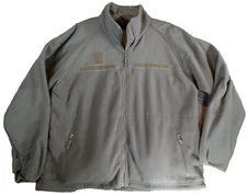 Rothco Gen-III ECWCS Official Military Fleece Jacket Mens XLg Gray With Cap Army
