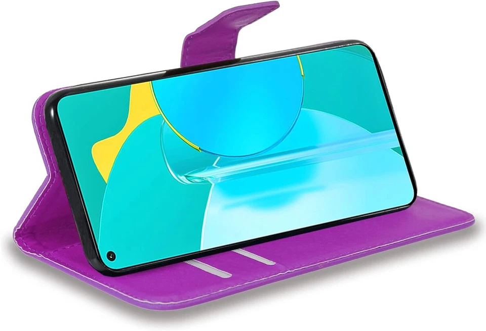 For Motorola Moto e14 E15 g04 g05 G34 Case Leather Flip Wallet Stand Phone Cover - Image 4 of 4