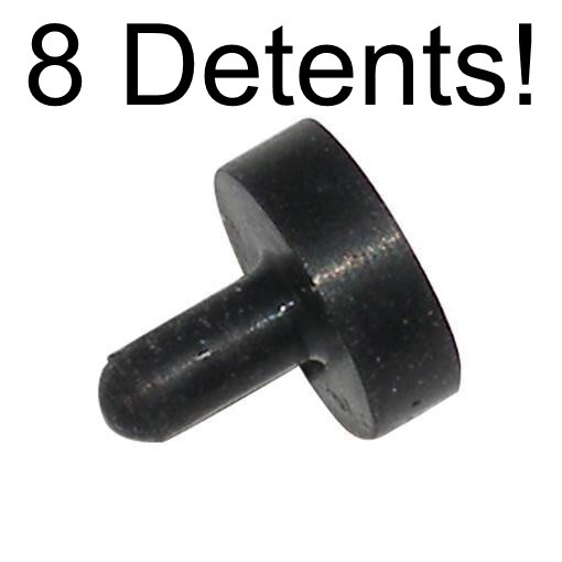 8 Black Rubber Replacement Ball Detents Spyder Sonix Victor Fenix Paintball Gun