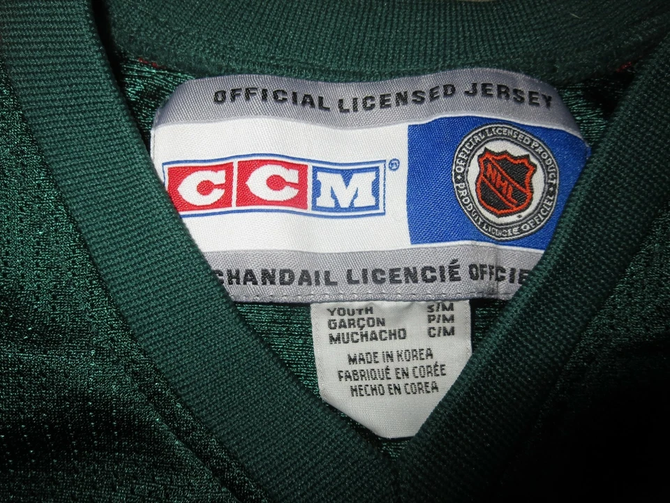 Marion Gaborik #10 Minnesota Wild NHL Ice Hockey CCM Jersey Youth S/M M 10-12 - Image 3 of 3