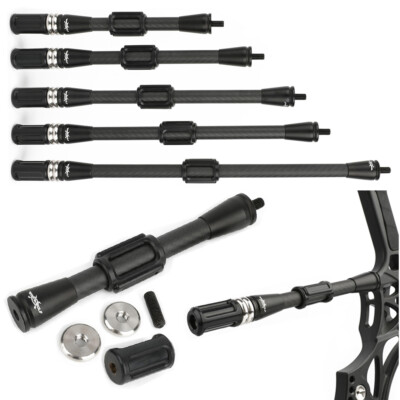 3K Carbon Stabilisator 7'' 9'' 11'' 12'' 15'' Compoundbogen Balance Bar Dämpfer Jagd
