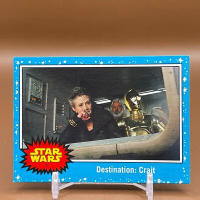 Destination: Crait No.40 STAR WARS TOPPS Movie Card Lucas film vintage F/S