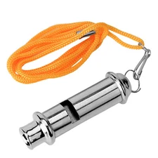 Survival Emergency Whistle Loud Stainless Steel Sports Coaches Training Whistle 