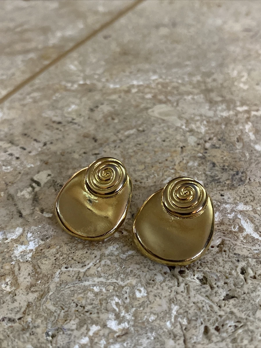 Shiny gold hotsell earrings