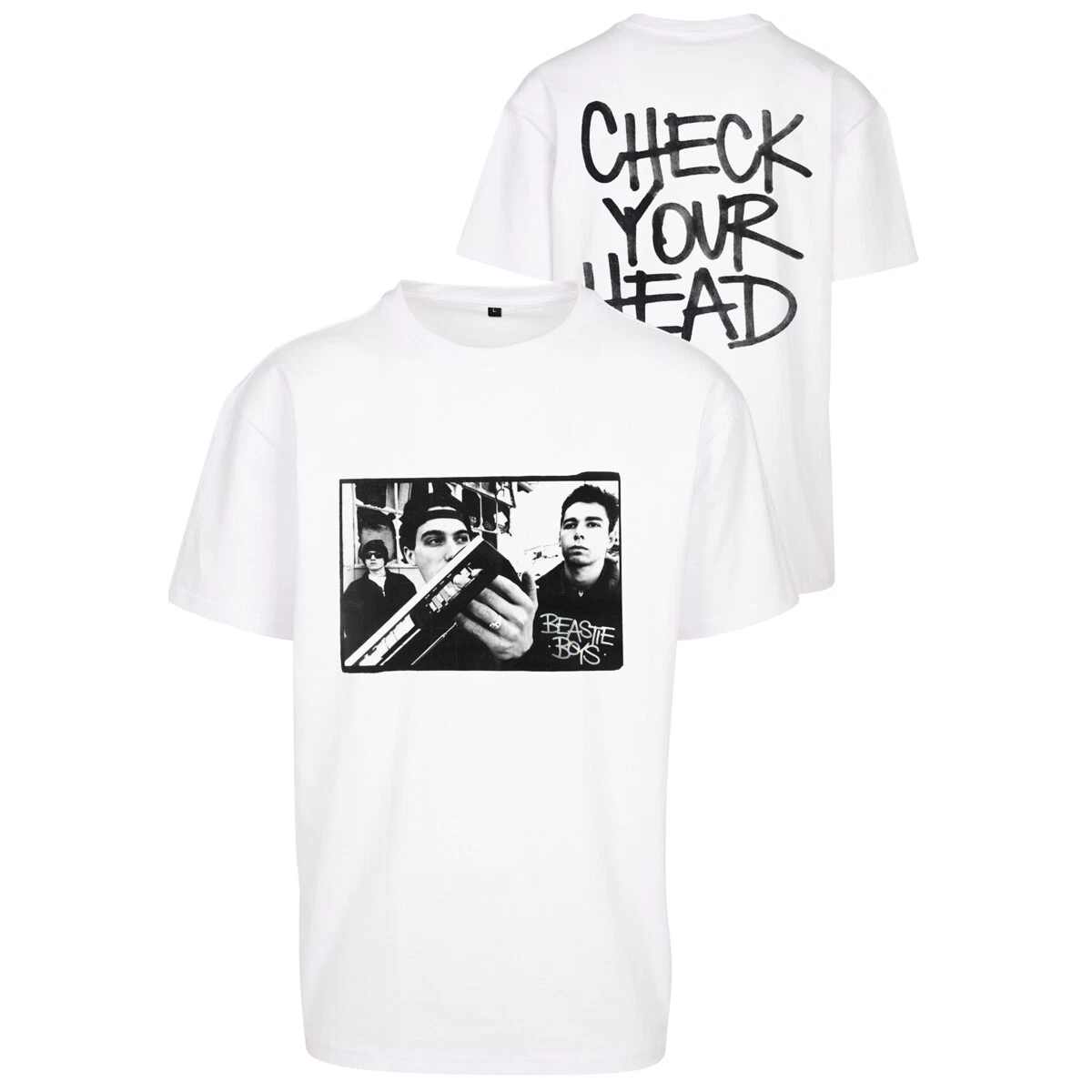 Mistertee Oversize T-Shirt Beastie Boys Check Your Head Tee Cotton Jersey Men