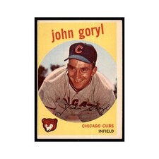 1959 Topps John Goryl Baseball Cards #77