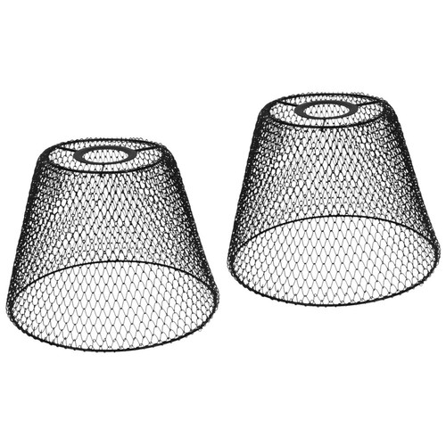 2 Pcs Hanging Light Accessory Lamp Shade Ceiling Decor Lampshade Frame