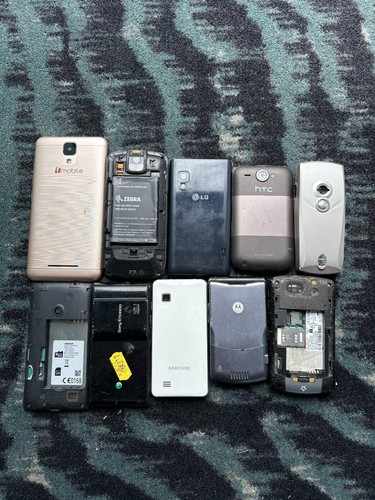 Job Lot 216 - 10x Untested Mixed Models Faulty Mobile Phones Spares Repairs - Photo 2 sur 2