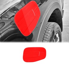Cubierta de tapa de tanque de gasolina cubierta de llenado de combustible 8 piezas para Ford Ranger 2023-2024 rojo brillante