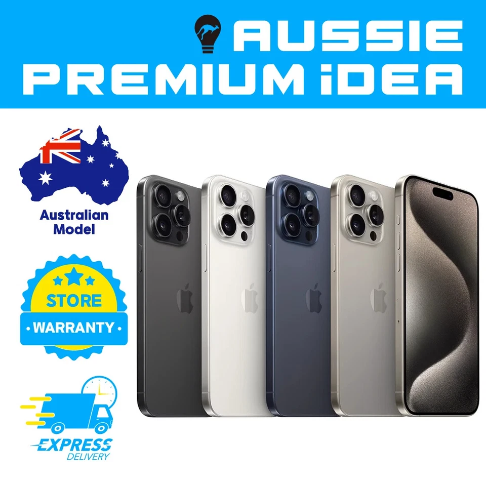 Apple iPhone 15 Pro 128GB 256GB 512GB 1TB [AU Stocked] Unlocked AU STOCK