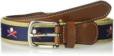 Wembley Big Boys Novelty Fabric Belt, Baseball, 12WE030003, Small
