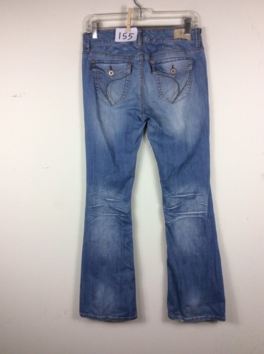 ARIYA Jeans Women’s Boot Cut Distressed Flap Pockets Embroidered Jeans 9/10 - Picture 6 of 6
