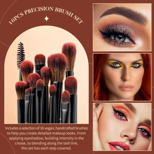 Jessup Makeup Brushes Set 21pcs Eyeshadow Powder Blusher Brush Cosmetic Tool Kit - Picture 11 of 14