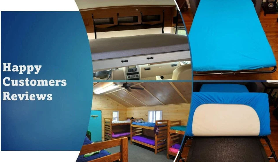 Campamento de algodón tejido 100 % jersey 2 piezas Juego de sábanas, 1 sábana bajera, 1 funda de almohada Foto 3 de 4