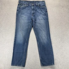 Nautica Mens Jeans Blue Denim Cotton Classic Fit Straight Leg Casual Pants 36