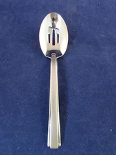 Oneida Stainless Flatware SATIN ETAGE Slotted Serving Spoon - Made in the  USA