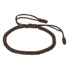Lucky Handmade Braided Rope String Bracelet, Protection Bracelet, Brown