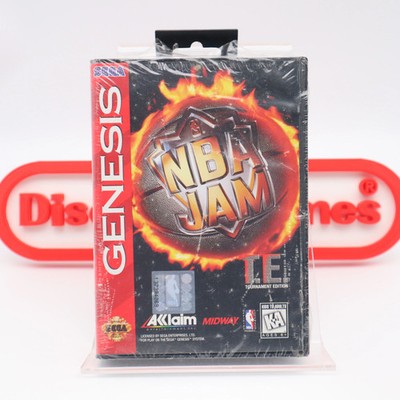 Sega Genesis NBA JAM T.E. TOURNAMENT EDITION - NEW & Sealed with V-Overlap Seam!