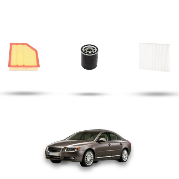 Hoffcar Set Service - 3 Filter FüR Volvo S80 II 2.0 T 149Kw Von 2010-image