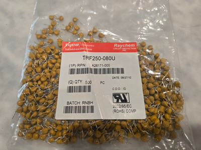 Raychem TRF250-080U 80MA 25*C PTC Self Resetting Polyswitch 500pcs