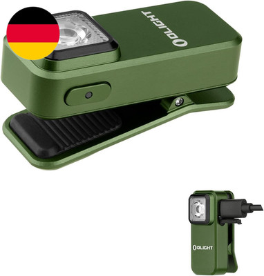OLIGHT Oclip Mini LED Taschenlampe Mit Rotes Licht, 300LM Helle USB-C Aufladbare