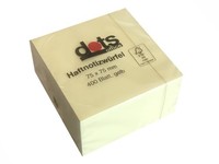 Haftnotizen 4000 Blatt 7,5 X 7,5 Cm Gelb Notizzettel Klebezettel 10X 400 Blatt