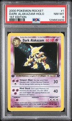 Dark Alakazam 1/82 Team Rocket 1st Edition Holo Rare