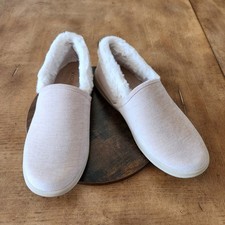 Vionic Clare Slip On Slippers Womens 7.5 Blush Marl Boho Chic Cozy Comfort Relax