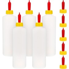 Goat Bottles and Nipples - 5Pcs Lamb Feeding Bottle Animal Milk Feeder 400 Ml wi