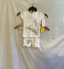 Carter's Carter's Unicorn Rainbow Tie Dye 4 Piece Pajama Set NWT Snug Fitting