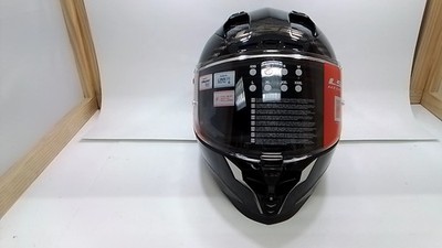 LS2 Helmets 327-2011 Challenger C Solid Full Face SunShield Gloss Carbon XS